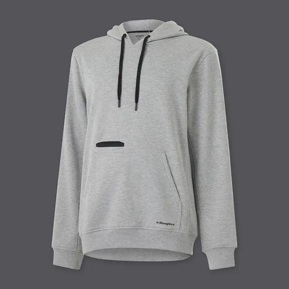 KingGee K05008 Originals Hoodie - Warm Brushed Fleece with Pockets and Drawcord Hood - Brand Workwear