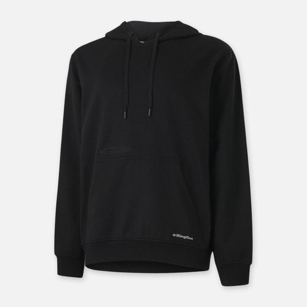 KingGee K05008 Originals Hoodie - Warm Brushed Fleece with Pockets and Drawcord Hood - Brand Workwear