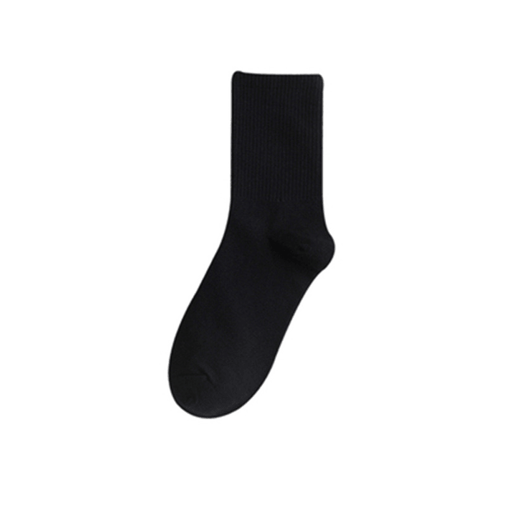 Custom Logo Black Crew Socks - 10 Pairs per Bag - Comfortable, Breathable, and Durable for Team Uniforms - Brand Workwear