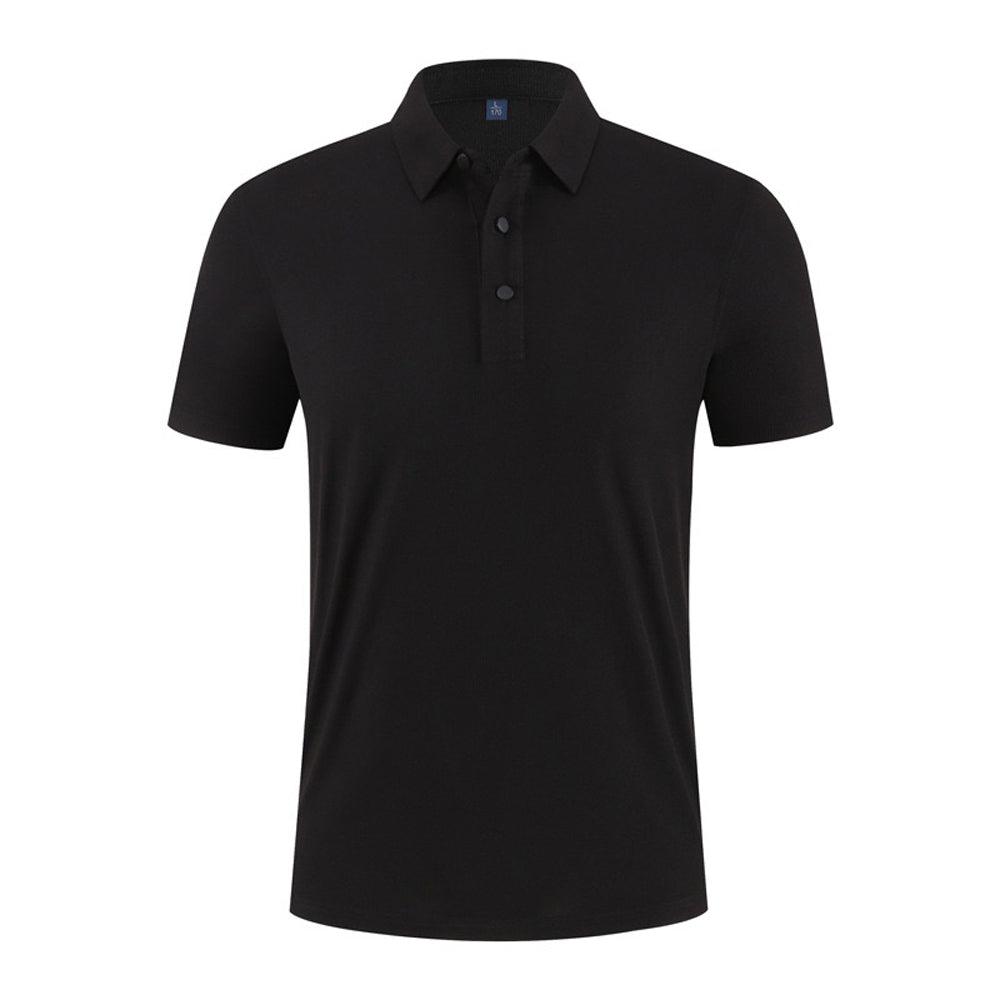 Custom Logo Black Polo Team Shirts - Comfortable and Durable for Restaurants, Pizza Shops, and Work Teams - Brand Workwear